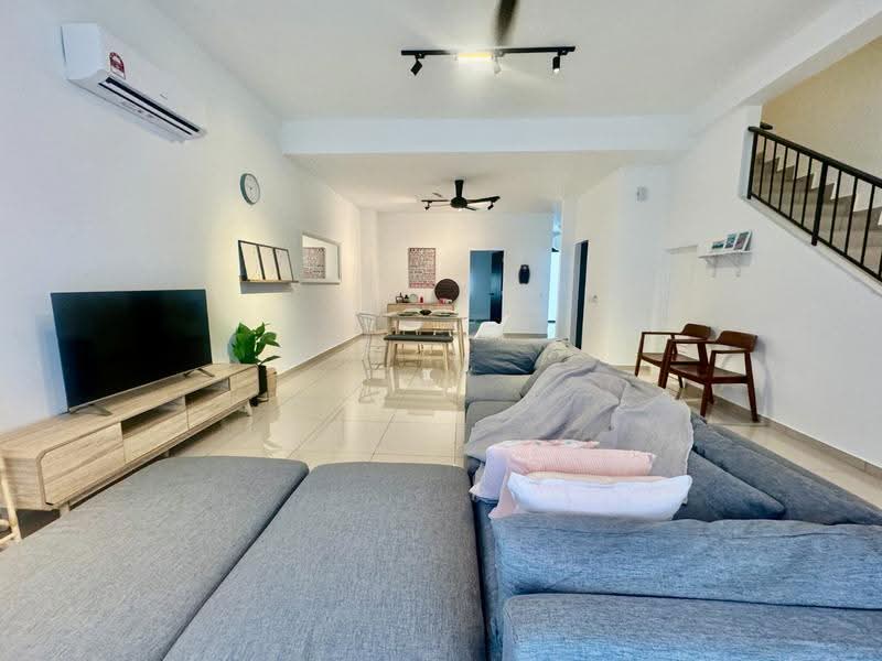Rumah Teres 2-Tingkat untuk Disewa di Eco Botanic (Iskandar Puteri (Nusajaya)) - Sky Tan - Living Room - PropertyGuru.com.my