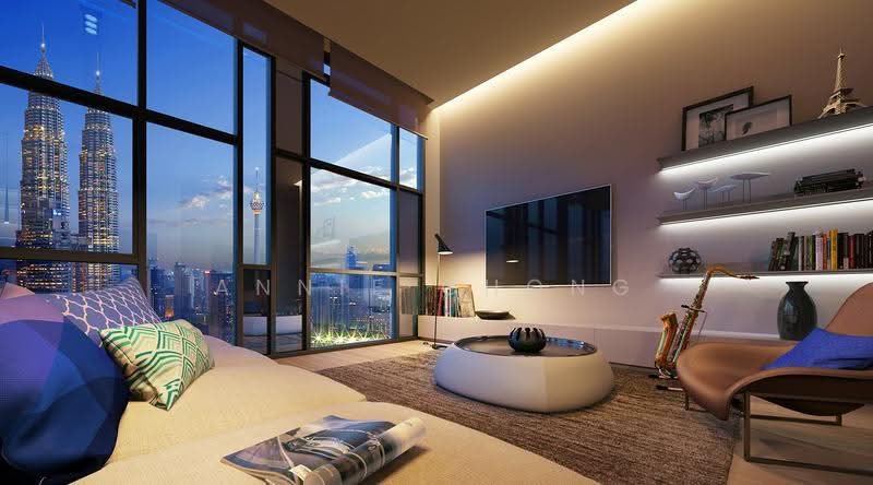 Service Residence for Rent at Star Residences Two - Annie Chong - Living Room - PropertyGuru.com.my