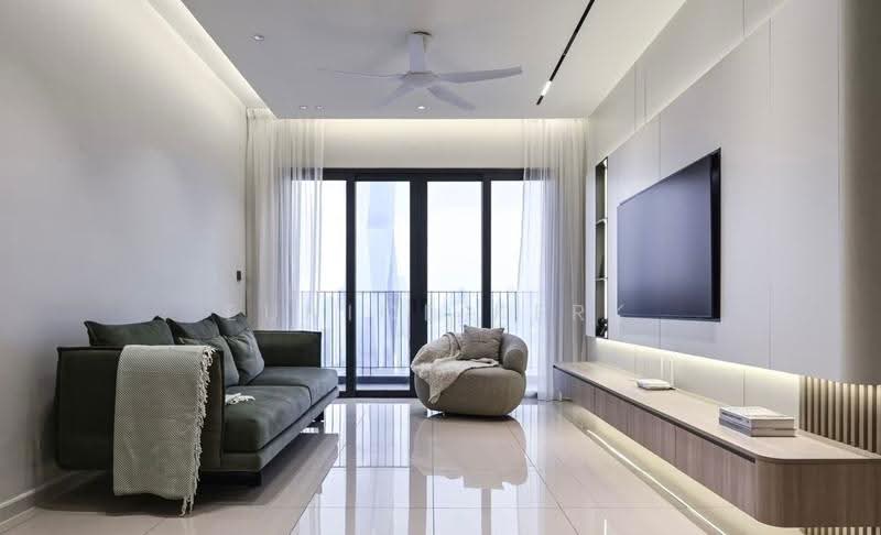 Kediaman Servis untuk Dijual di Alpinia Residences - Eunice Kerk - Living Room - PropertyGuru.com.my
