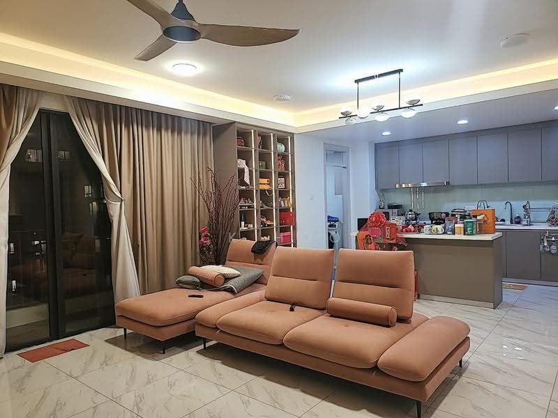 Condominium for Rent at South Brooks - CK Hoo - Living Room - PropertyGuru.com.my
