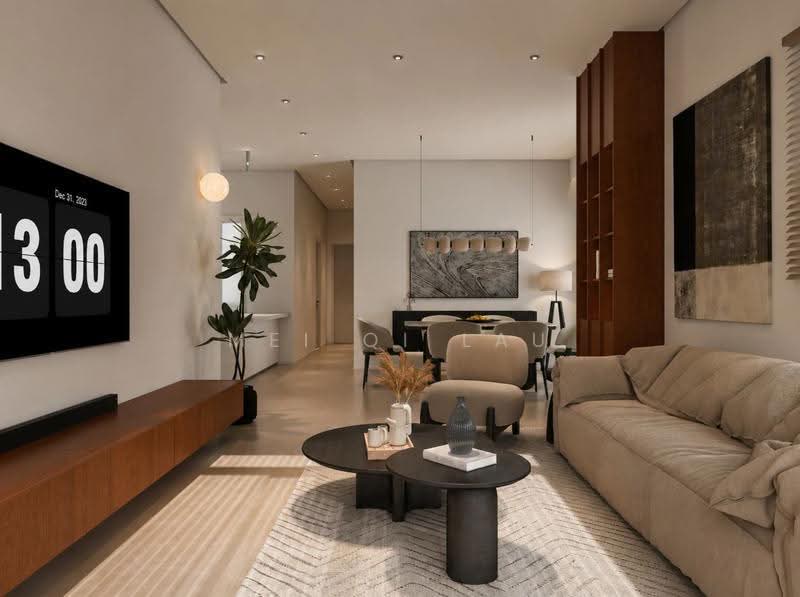 Service Residence for Rent at Met 1 Residences - Mei Qi Lau - Living Room - PropertyGuru.com.my