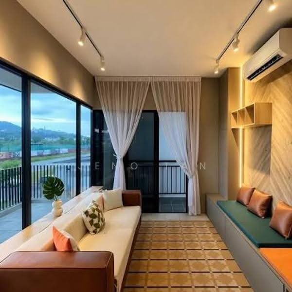 Service Residence for Sale at Gustina Residence - Jeno Tan - Living Room - PropertyGuru.com.my