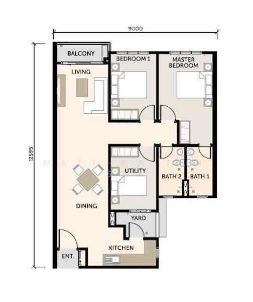 Kediaman Servis untuk Disewa di BSP 21 - Matthew Ian Sim - PropertyGuru.com.my