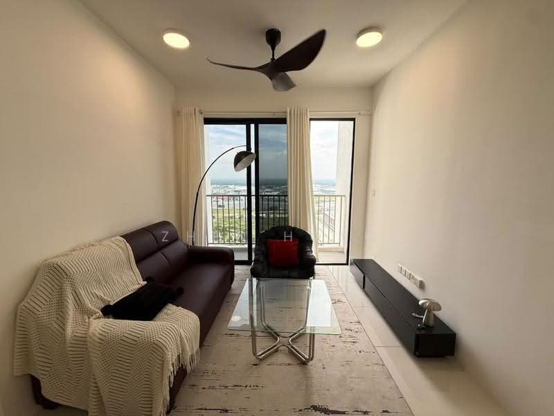 Service Residence for Rent at Vivo Executive Apartment - Zhen Hong - Living Room - PropertyGuru.com.my