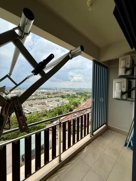 Service Residence for Rent at D'Secret Garden (Pangsapuri Kempas Indah) - Erica Jong - Balcony - PropertyGuru.com.my