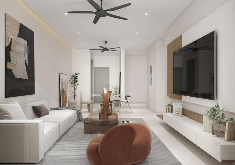 Service Residence for Sale at Arena Residences 2 - James Chong - Living Room - PropertyGuru.com.my
