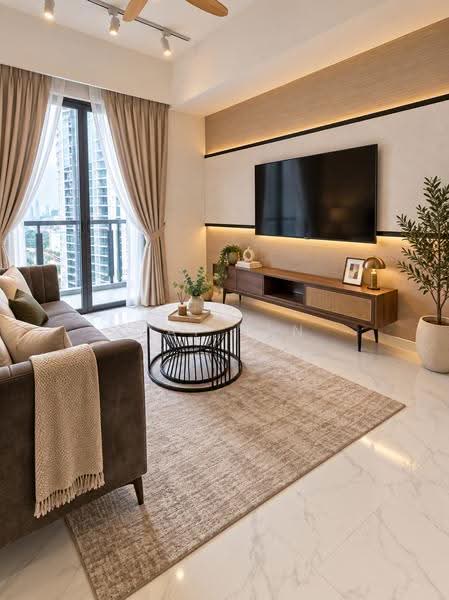 Service Residence for Rent at Residensi 38 Bangsar - WAI YAN - Living Room - PropertyGuru.com.my