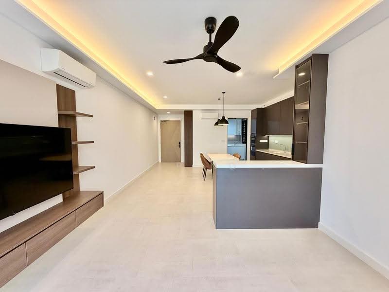 Kediaman Servis untuk Disewa di Jendela Residences - Yin Peng . - Living Room - PropertyGuru.com.my