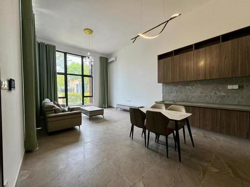 Rumah Kluster untuk Disewa di Forest City (Gelang Patah) - Cherry Tan - Living Room - PropertyGuru.com.my