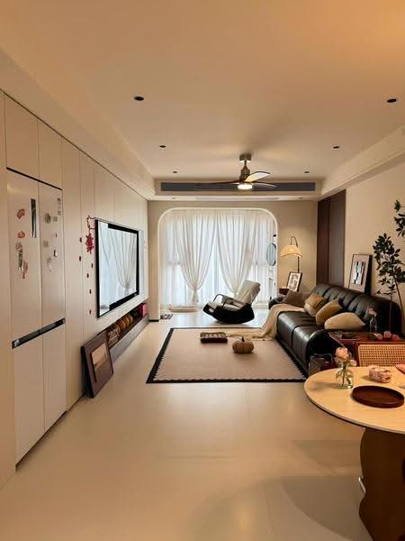 Kediaman Servis untuk Dijual di Aricia Residences - Angel Ko - Living Room - PropertyGuru.com.my