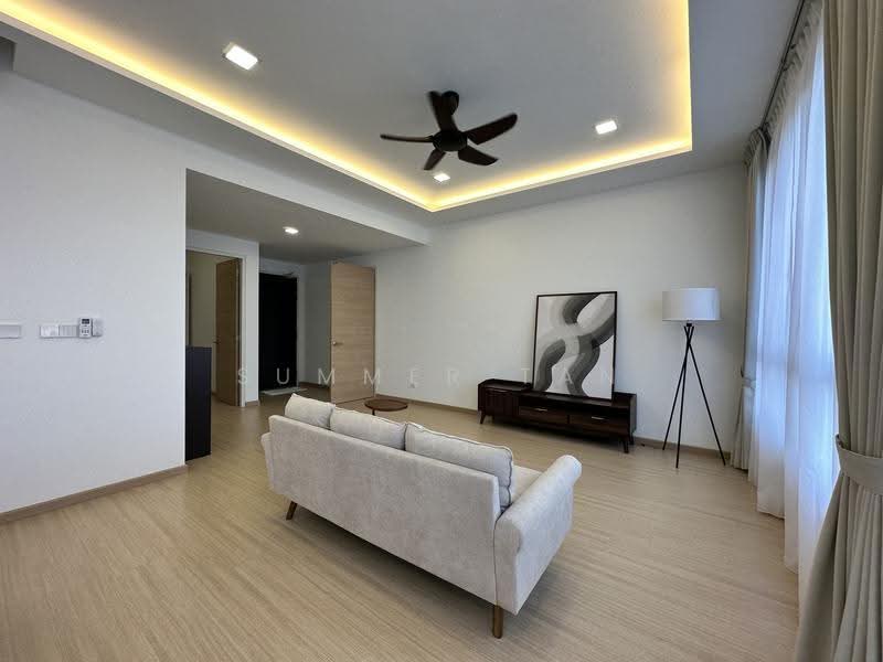 Condominium for Sale at Trinity Pentamont - Summer Tan - Living Room - PropertyGuru.com.my
