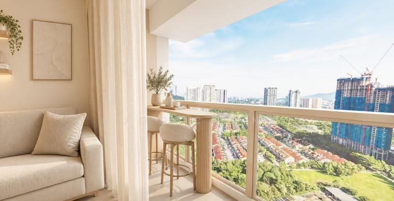 Service Residence for Sale at Noora - Hugo Chong - Balcony - PropertyGuru.com.my
