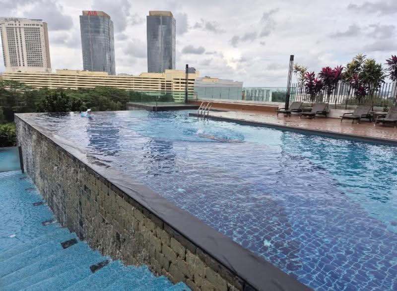 Service Residence for Rent at Southkey Mosaic - Muslieg . - Pool - PropertyGuru.com.my