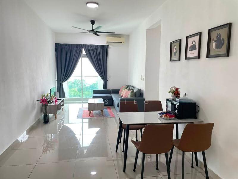 Service Residence for Rent at Meridin Bayvue Serviced Apartment - Muslieg . - Living Room - PropertyGuru.com.my