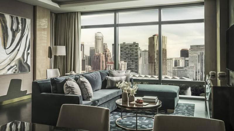 Service Residence for Rent at Four Seasons Place - Edward Yap - Living Room - PropertyGuru.com.my