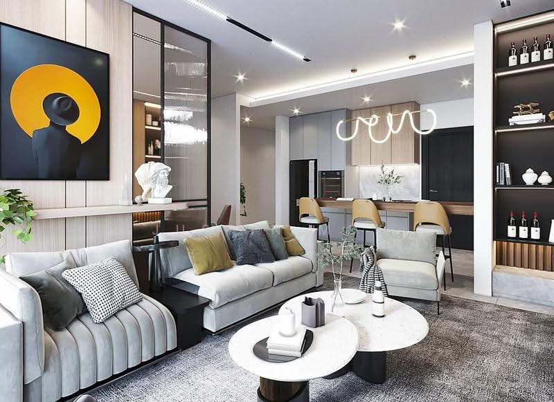Kediaman Servis untuk Dijual di Mesahill - Justin Mok - Living Room - PropertyGuru.com.my