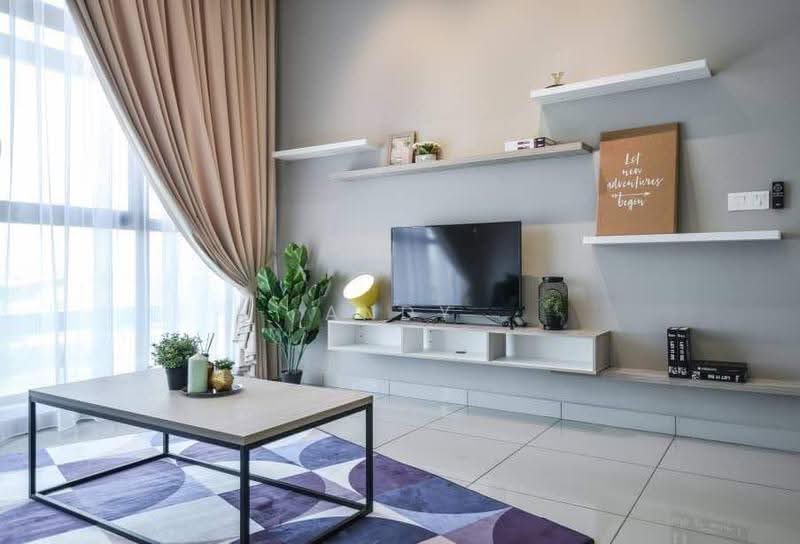 Kediaman Servis untuk Dijual di Conezion Residences - Andy Wong - Living Room - PropertyGuru.com.my
