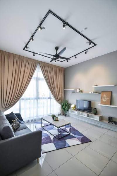 Kediaman Servis untuk Dijual di Conezion Residences - Andy Wong - Living Room - PropertyGuru.com.my