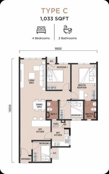 Kediaman Servis untuk Dijual di You City 3 - Andy Wong - PropertyGuru.com.my