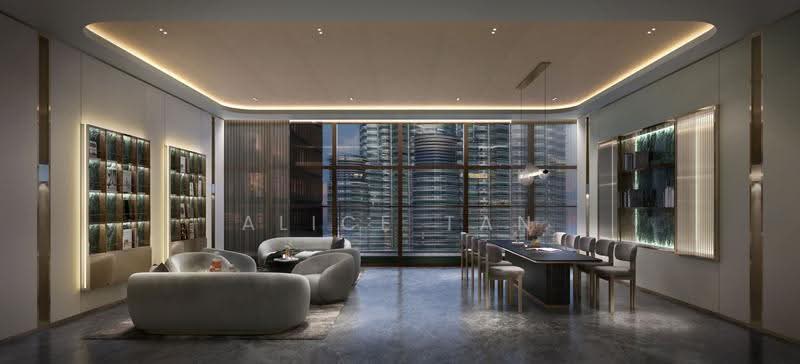 Service Residence for Sale at CloutHaus Residences - Alice Tan - Living Room - PropertyGuru.com.my