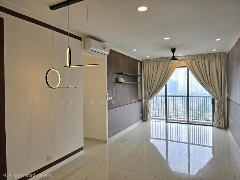 Kediaman Servis untuk Disewa di Kenwingston Platz - Julian Tong - Living Room - PropertyGuru.com.my