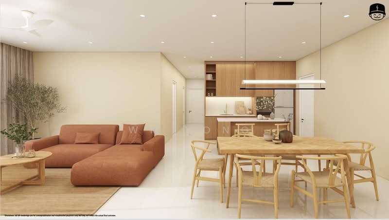 Kediaman Servis untuk Disewa di Jendela Residences - WM Yong - Living Room - PropertyGuru.com.my