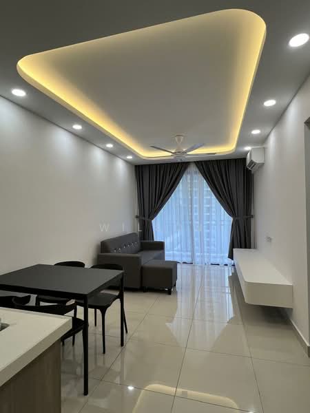 Service Residence for Rent at Country Garden Central Park - Wilson Aw - Living Room - PropertyGuru.com.my
