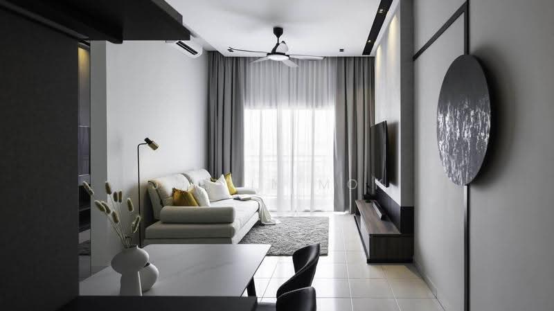 Kediaman Servis untuk Dijual di MIRAI Residences - Justin Mok - Living Room - PropertyGuru.com.my