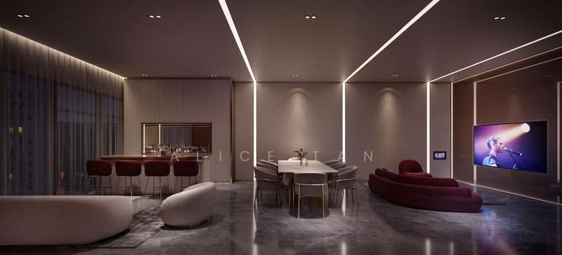 Service Residence for Sale at CloutHaus Residences - Alice Tan - Living Room - PropertyGuru.com.my