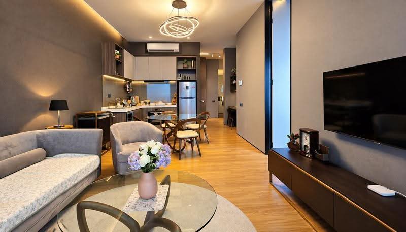 Kediaman Servis untuk Dijual di City of Dreams - KK Kwok - Living Room - PropertyGuru.com.my