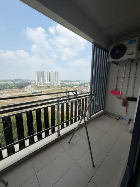Service Residence for Rent at D'Secret Garden (Pangsapuri Kempas Indah) - Lee Huan - Balcony - PropertyGuru.com.my