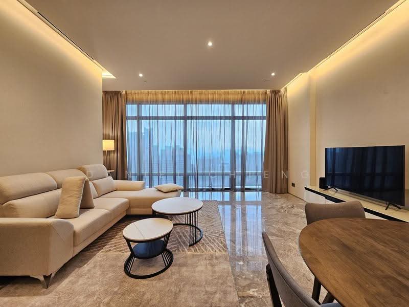 Kediaman Servis untuk Dijual di Four Seasons Place - Daniel Chieng - Living Room - PropertyGuru.com.my