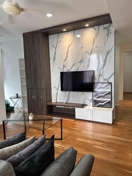 Kediaman Servis untuk Dijual di Arcoris Residences - SHI YIN ONG - Living Room - PropertyGuru.com.my
