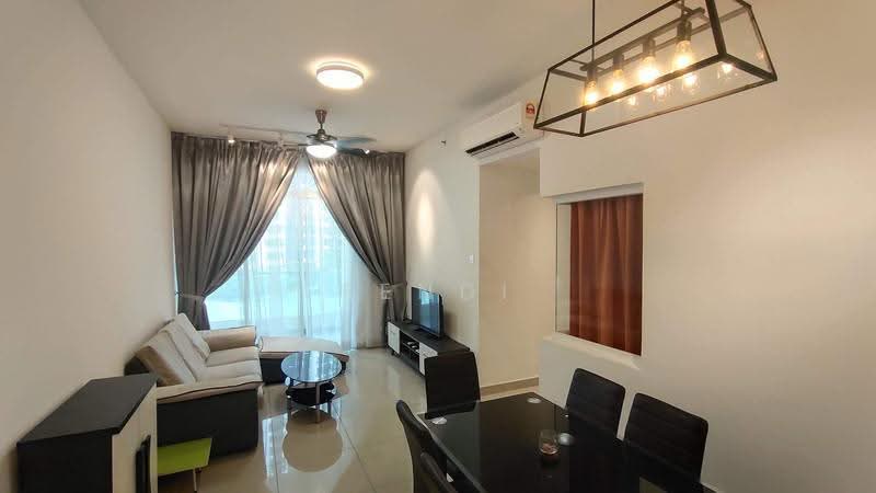 Condominium for Rent at Mutiara Ville - Fendi tan - Living Room - PropertyGuru.com.my
