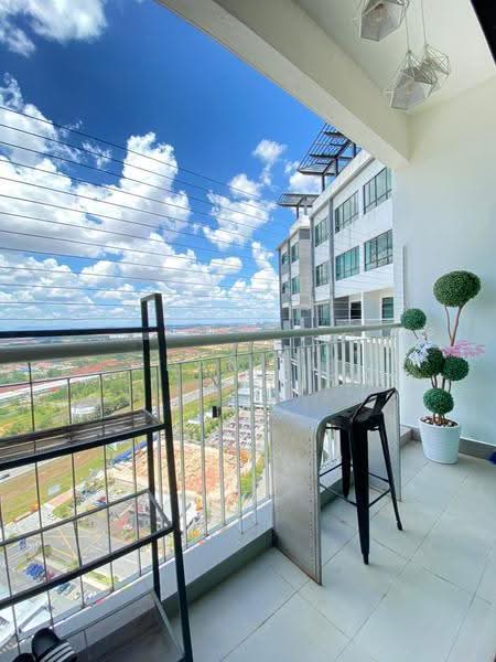 Service Residence for Sale at Sky Peak Residences - Daniel Yong - Balcony - PropertyGuru.com.my