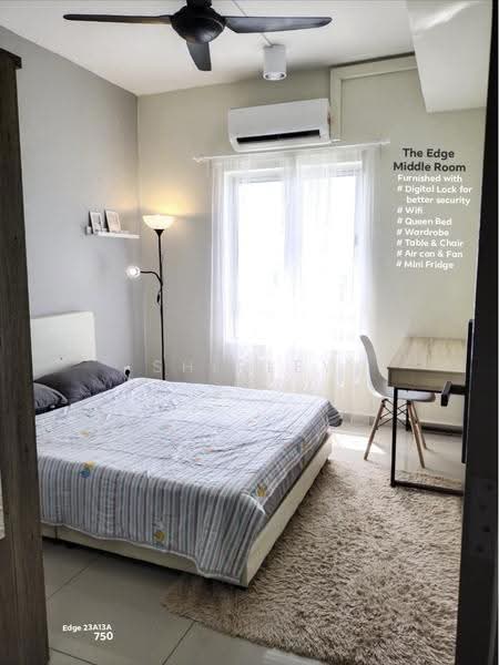 Kondominium untuk Disewa di The Edge Residence - Shirley Lim - Bedroom - PropertyGuru.com.my