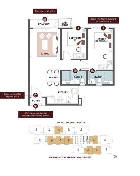 Kediaman Servis untuk Dijual di Sunway Velocity 3 - Annie Chong - PropertyGuru.com.my