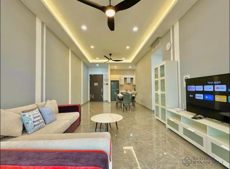 Service Residence for Rent at TriTower Residence @ Johor Bahru Sentral - Suny Sior - Living Room - PropertyGuru.com.my