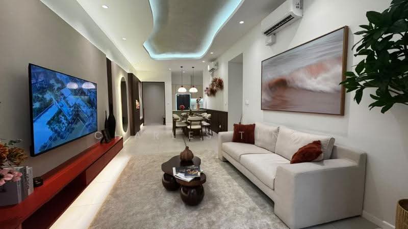 Condominium for Sale at RIA Sunsuria - Charles Ting - Living Room - PropertyGuru.com.my