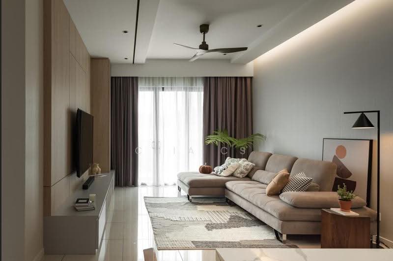 Kediaman Servis untuk Dijual di Sapphire Paradigm - Chia Cs - Living Room - PropertyGuru.com.my