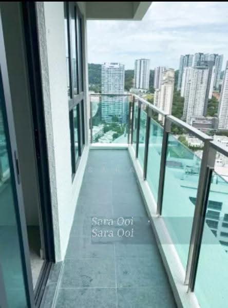 Service Residence for Sale at Ooak Serviced Apartments @ Kiara 163 - Sara Ooi - Balcony - PropertyGuru.com.my