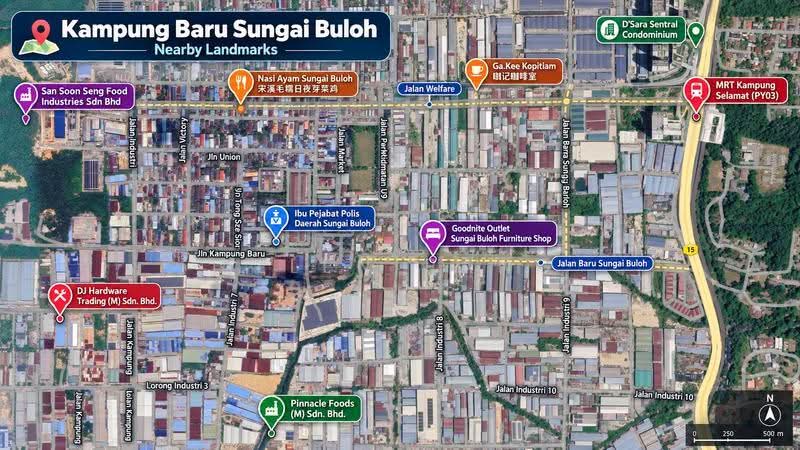 Kilang untuk Dijual di Kampung Baru Sungai Buloh (Sungai Buloh) - Allen Pang - PropertyGuru.com.my