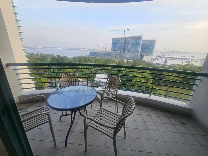 Kondominium untuk Disewa di The Straits View Condominium - Carly Voon - Balcony - PropertyGuru.com.my