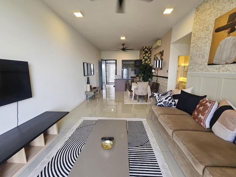 Kondominium untuk Disewa di The WaterEdge (Pinggiran Air) - Carly Voon - Living Room - PropertyGuru.com.my