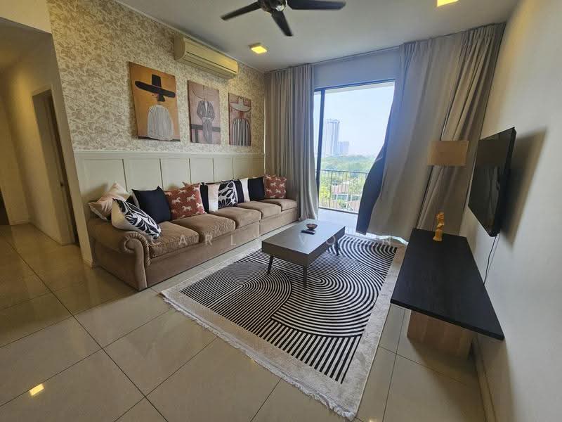 Kondominium untuk Disewa di The WaterEdge (Pinggiran Air) - Carly Voon - Living Room - PropertyGuru.com.my