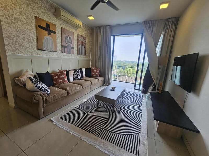 Kondominium untuk Disewa di The WaterEdge (Pinggiran Air) - Carly Voon - Living Room - PropertyGuru.com.my