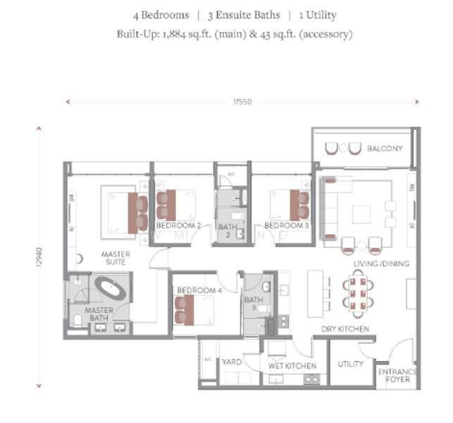 Kediaman Servis untuk Disewa di Jendela Residences - WM Yong - PropertyGuru.com.my