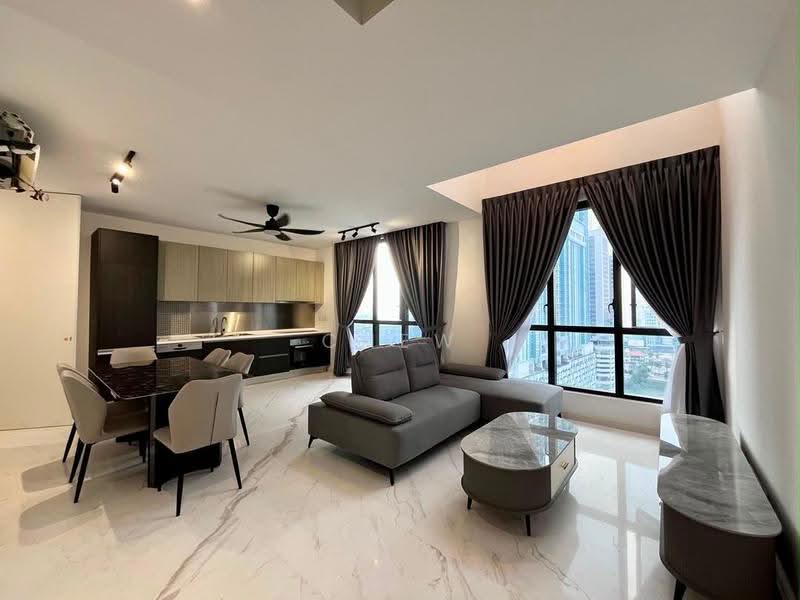 Service Residence for Rent at Setia Sky 88 - Chew Chee Yee - Living Room - PropertyGuru.com.my