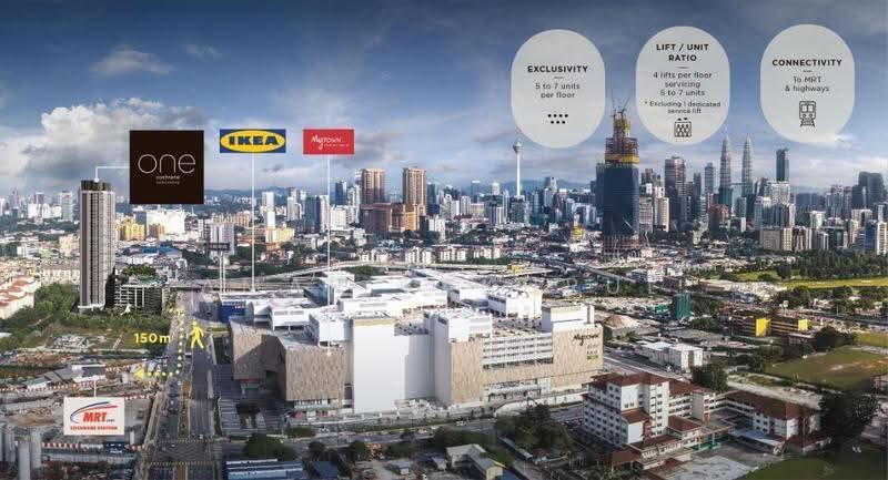 Kondominium untuk Dijual di One Cochrane Residence - Amar Fakhrul - Exterior - PropertyGuru.com.my