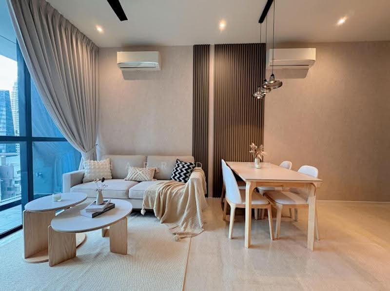 Service Residence for Rent at 10 Stonor - Harred Tan - Living Room - PropertyGuru.com.my